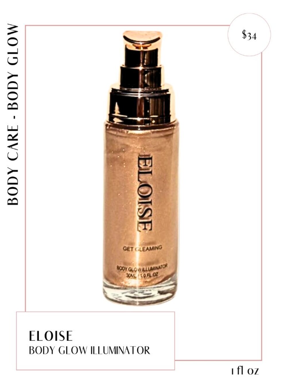 Eloise Get Gleaming Body Glow Illuminator